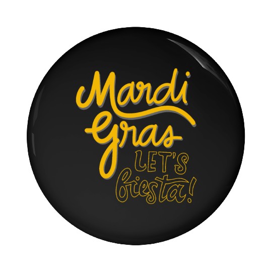 Mardi Gras Carnival Fiesta Party Louisiana New Orl Pin Buttons