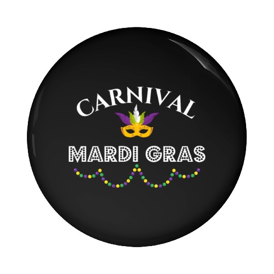 Mardi Gras Carnival Fiesta Party Louisiana New Orl Pin Buttons