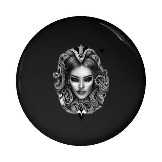 Playing Card Design - Hearts Pin Buttons