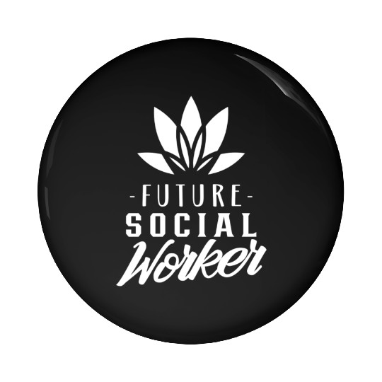 Future Social Worker Job Graduation Work Pin Buttons