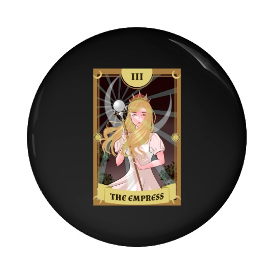 Anime Tarot Card The Empress Pin Buttons