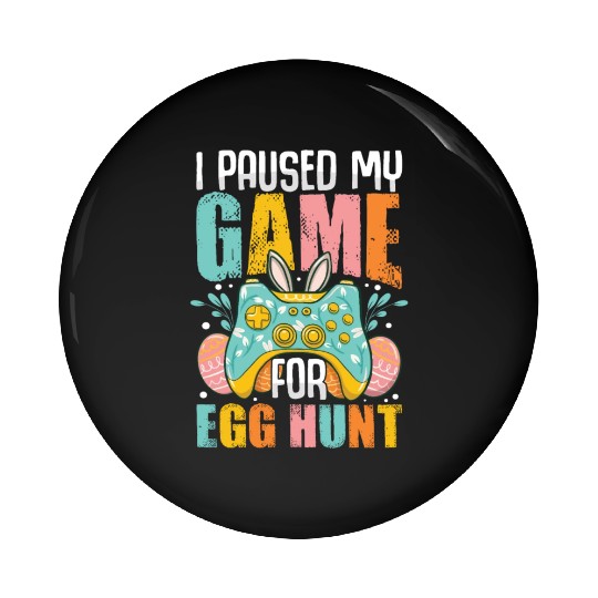 Happy Easter Motif Easter Eggs Funny Easter Bunny Pin Buttons