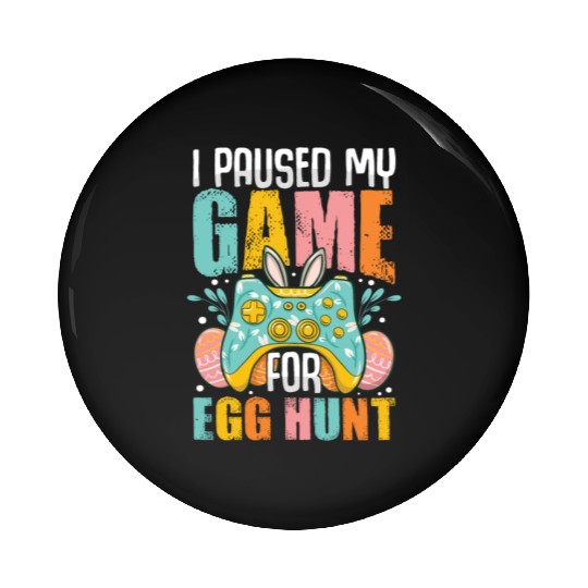 Happy Easter Motif Easter Eggs Funny Easter Bunny Pin Buttons