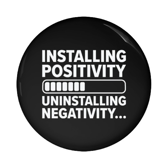 Installing Optimistic People Happiness Positive Pin Buttons