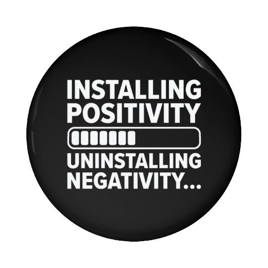 Installing Optimistic People Happiness Positive Pin Buttons