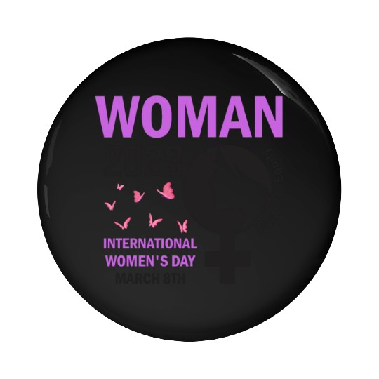 International Women's Day 2023 Embrace Equity Pin Buttons