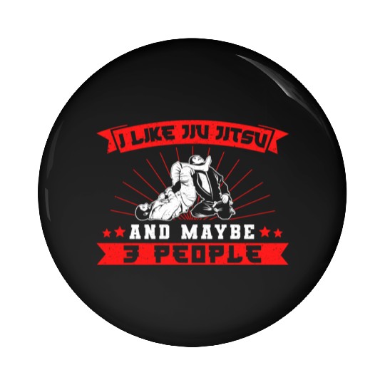 Brazilian Jiu Jitsu MMA Bjj Hugger Pin Buttons