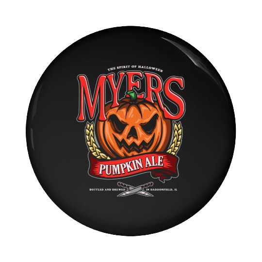 Pumpkin Halloween Pin Buttons