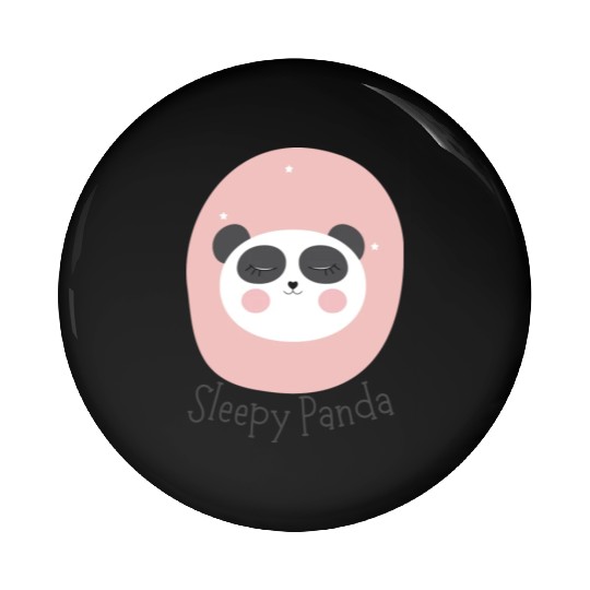 Sleepy panda Pin Buttons