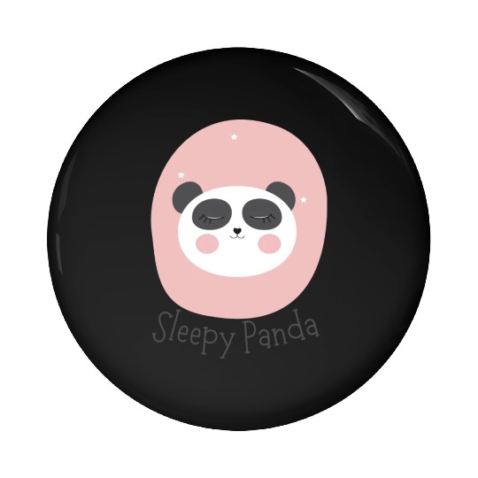 Sleepy panda Pin Buttons