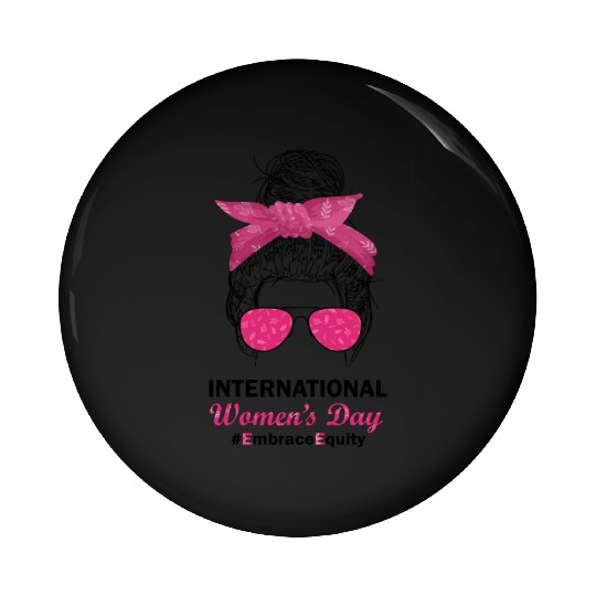 International Women's Day 2023 Embrace Equity Pin Buttons