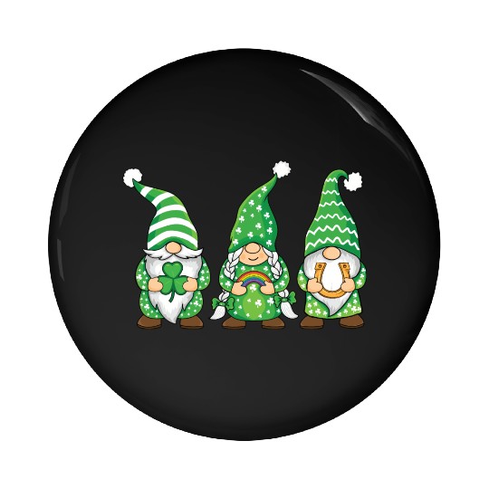 St. Patrick's Day Gnomes Saint Patricks Day Outfit Pin Buttons