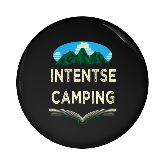 Intentse Camping Wildlife Camper Outdoor Camp Moun Pin Buttons