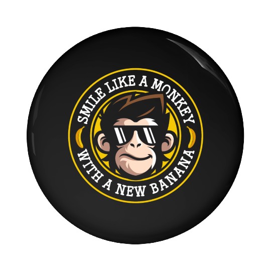 Banana Wilderness Pin Buttons