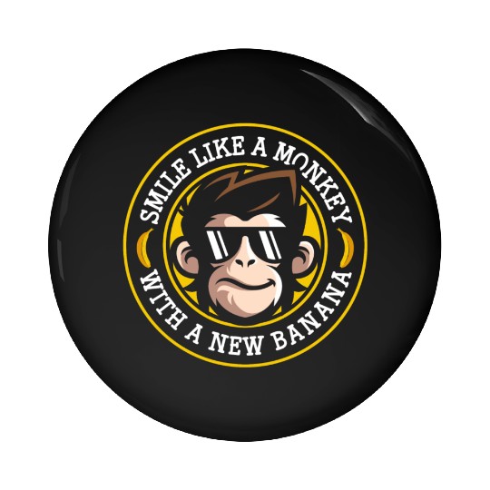 Banana Wilderness Pin Buttons