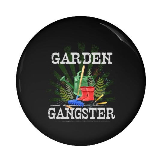 Garden Gangster Pin Buttons Women Garden Gangster Pin Buttons