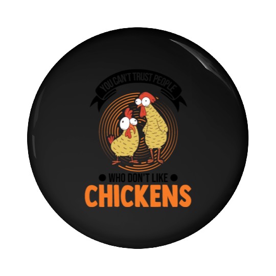 Chickens Chicken Farm Farmer Pin Buttons