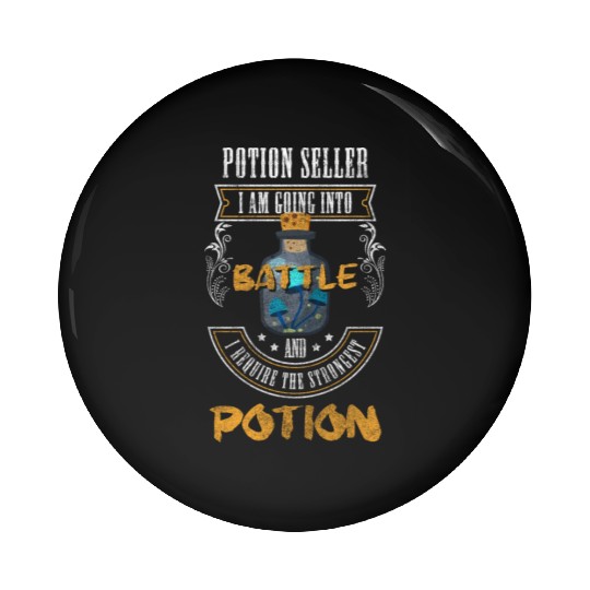 Chemistry Might Symbol Witchcraft Pin Buttons