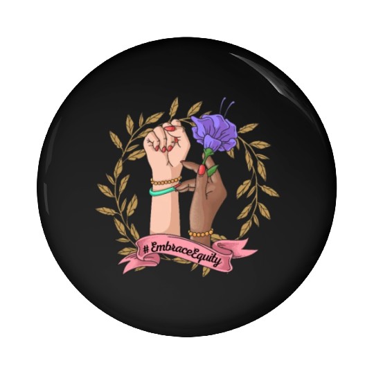 International Women's Day 2023 - Embrace Equity Pin Buttons