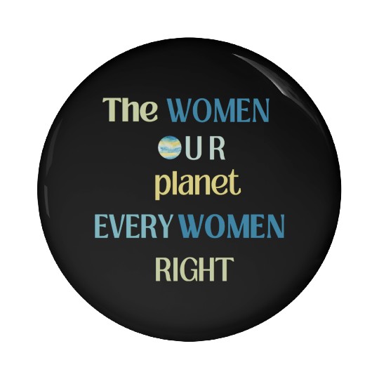 Embrace Equity Happy Women's Day Pin Buttons