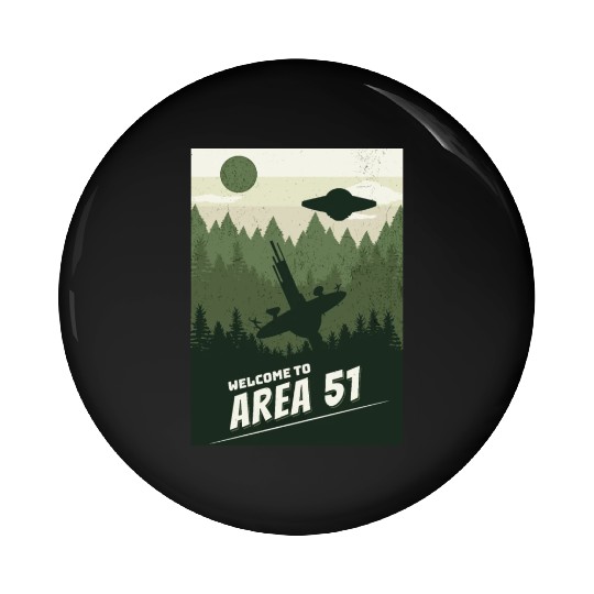 Welcome To area 51 Pin Buttons