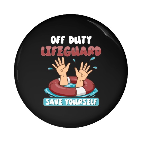 Swimmer Scuba Diving Lifeguard Water Sport Pin Buttons