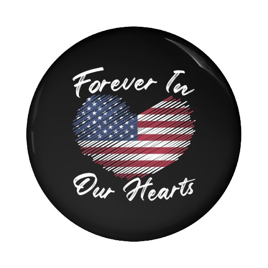 Patriotic Veteran USA Flag American Memorial Day Pin Buttons