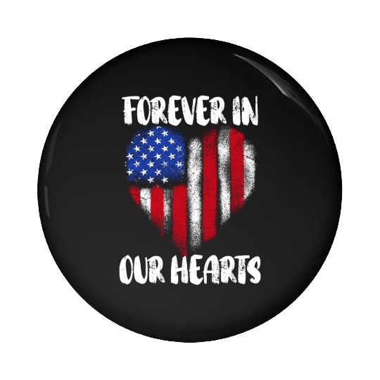 Patriotic Veteran USA Flag American Memorial Day Pin Buttons