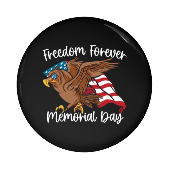 Patriotic Veteran USA Flag American Memorial Day Pin Buttons