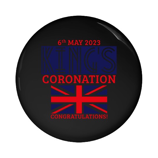 King’s Coronation, 6th May 2023 Congratulations, N Pin Buttons