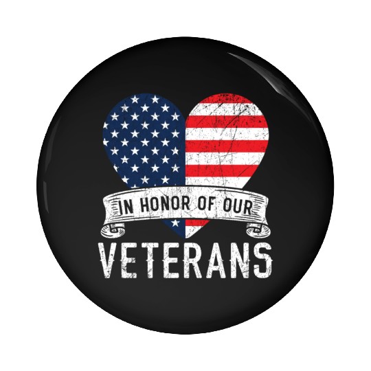 Patriotic Veteran USA Flag American Memorial Day Pin Buttons