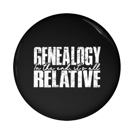 Genealogy Family Historian Ancestry Genealogist Pin Buttons