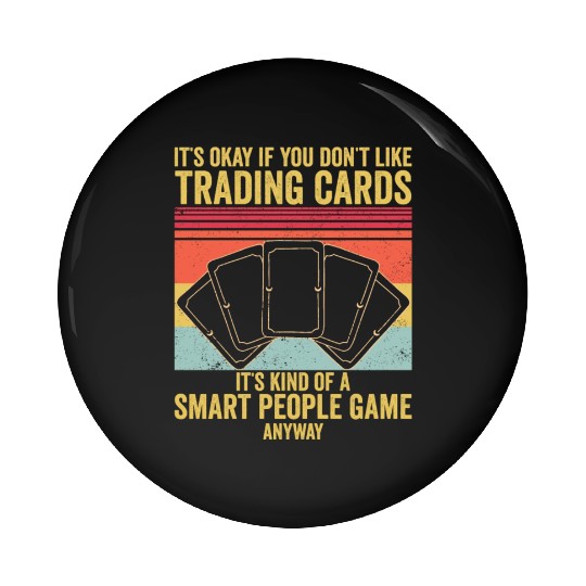 Funny Trading Card Game TCG Retro Pin Buttons