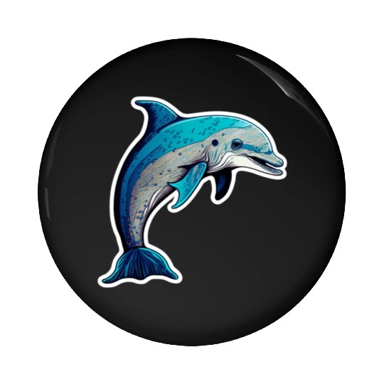 Dolphin Pin Buttons