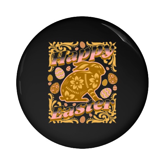 Happy Easter Pin Buttons