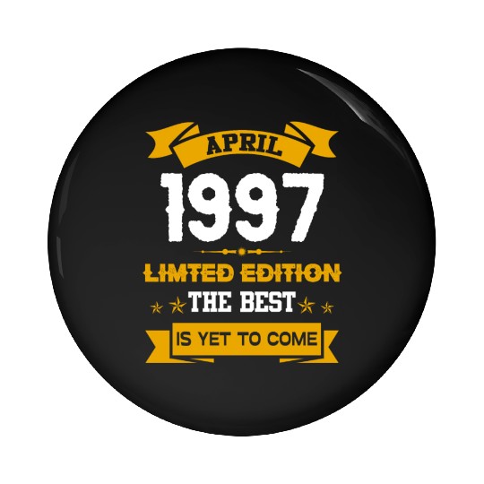 April 1997 Birthday Surprise Pin Buttons