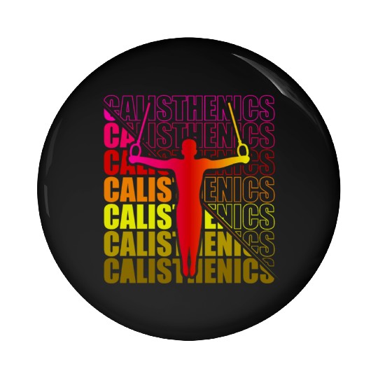 Calisthenics Street Workout Gymnastics Fitness Pin Buttons