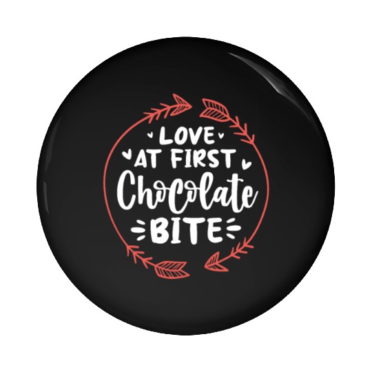 Love At First Chocolate Bite Pin Buttons