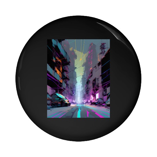 Modern Gothic AI PRINT Pin Buttons