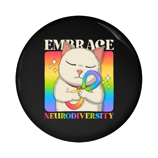 Embrace Neurodiversity Pin Buttons