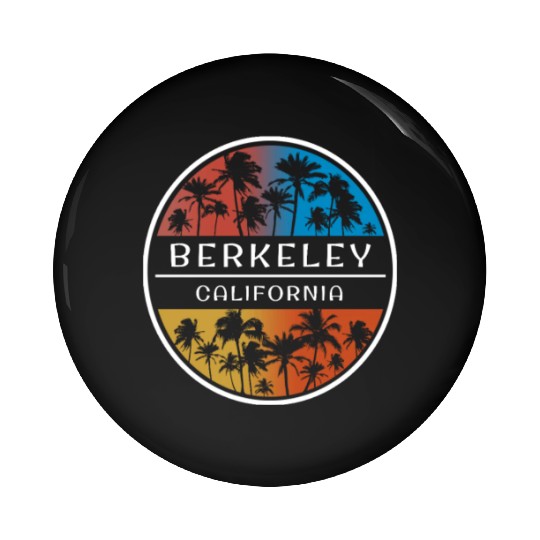 Berkeley California Stylish Vacation Souvenir Pin Buttons