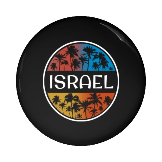 Israel Stylish Vacation Souvenir Palm Tree Pin Buttons