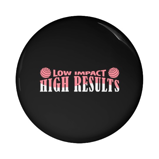 Gym Training Design for Low Impact Workout Pin Buttons