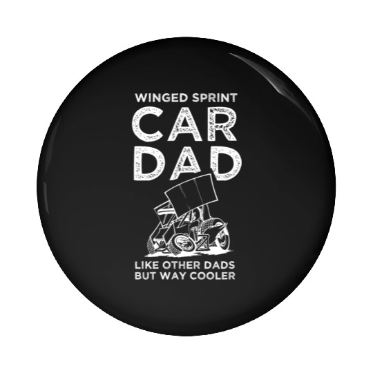 Sprint Car Racing, sprint car, dirt track racers Pin Buttons