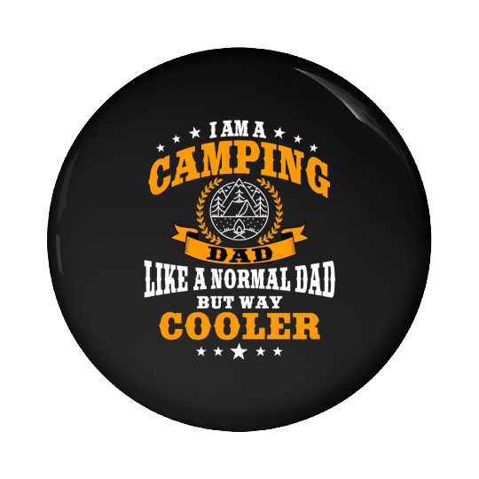 Funny Camping Dad Saying Summer Camp For Men Pin Buttons