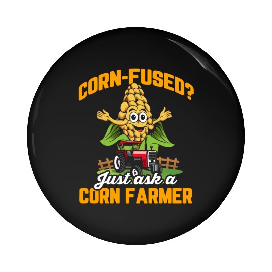 Corn Agriculture Crops Farming Farmer Pin Buttons