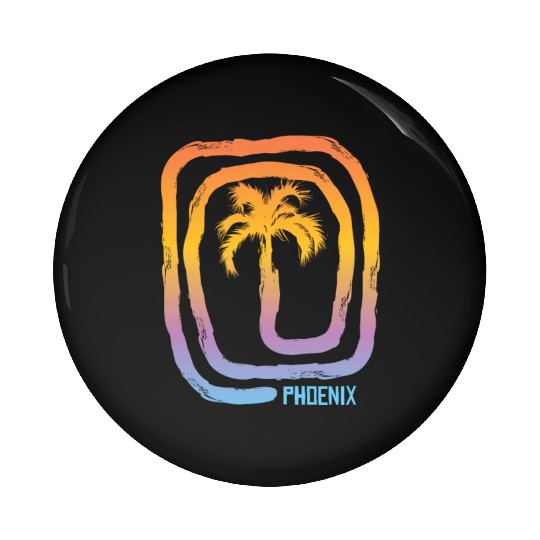 Cool Phoenix Arizonna Palm Tree Souvenir Vacation Pin Buttons