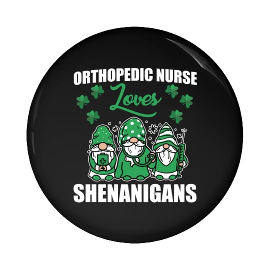 Funny Orthopaedic Nurse Halloween Costume Pin Buttons