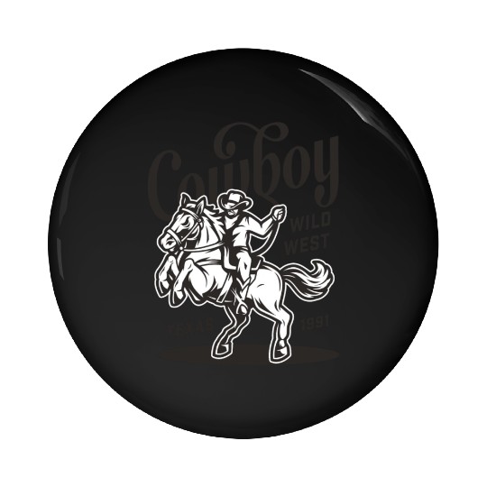 COWBOY WILD WEST TEXAS 1991 Pin Buttons