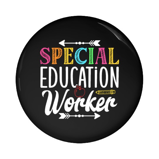 Special Education Worker Sped Teacher Awareness Pin Buttons